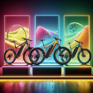 colorful Electric Mountain Bikes-1